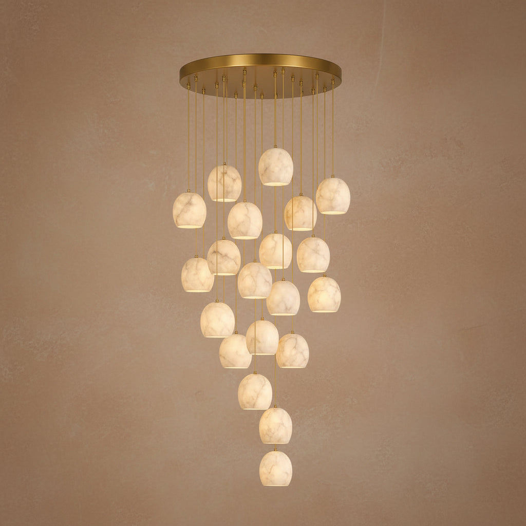 Ottavia | Marble Staircase Pendant Lights