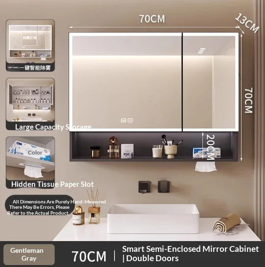Freja | LED Anti-Fog Bathroom Mirror