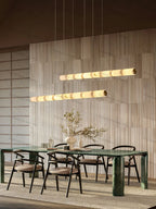 Élise | Linear Alabaster LED Chandelier