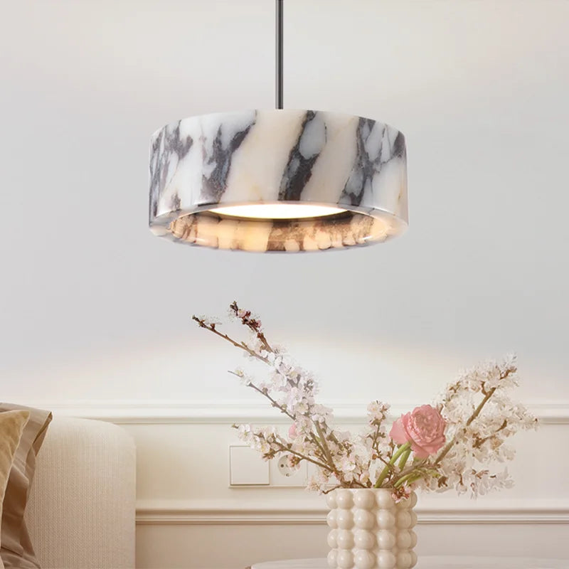 Flaminia | Round Marble Pendant Light