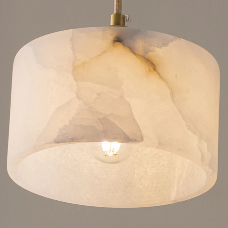 Eirene | Marble and Copper Pendant Light