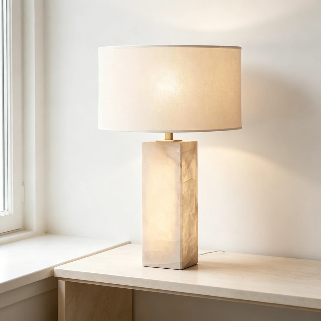 Amélie | Natural Spanish Alabaster Table Lamp