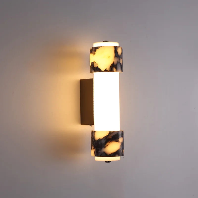 Ginevra | Black Marble Wall Sconce