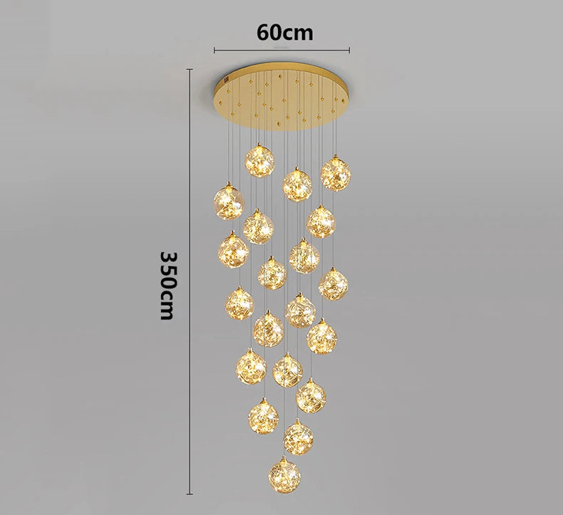 Nordic home decor dining room Pendant lamp lights indoor lighting stair lamp hanging light chandelier lamps for living room