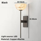 Xanthe | Marble Up-Down Wall Lamp for Bedside & Hallway