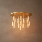 Blanche | Linear Alabaster Pendant Chandelier
