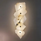 Athena | Natural Marble Multi-Stone Wall Sconce