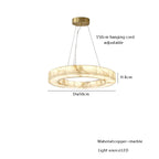 Odette | European Round Alabaster Chandelier