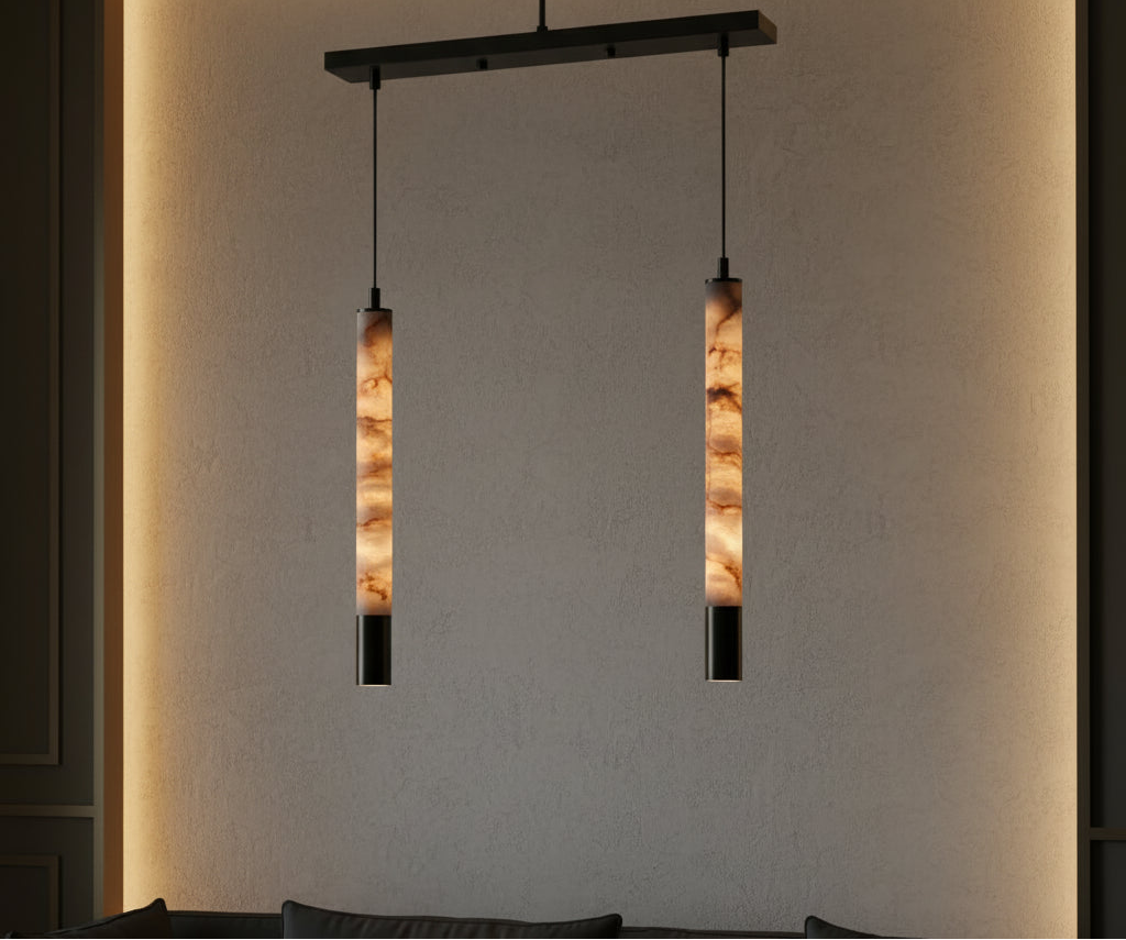 Serafina | Marble  Pendant Light with Spotlight