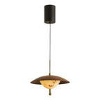 Sabina | Marble Effect Wood Pendant
