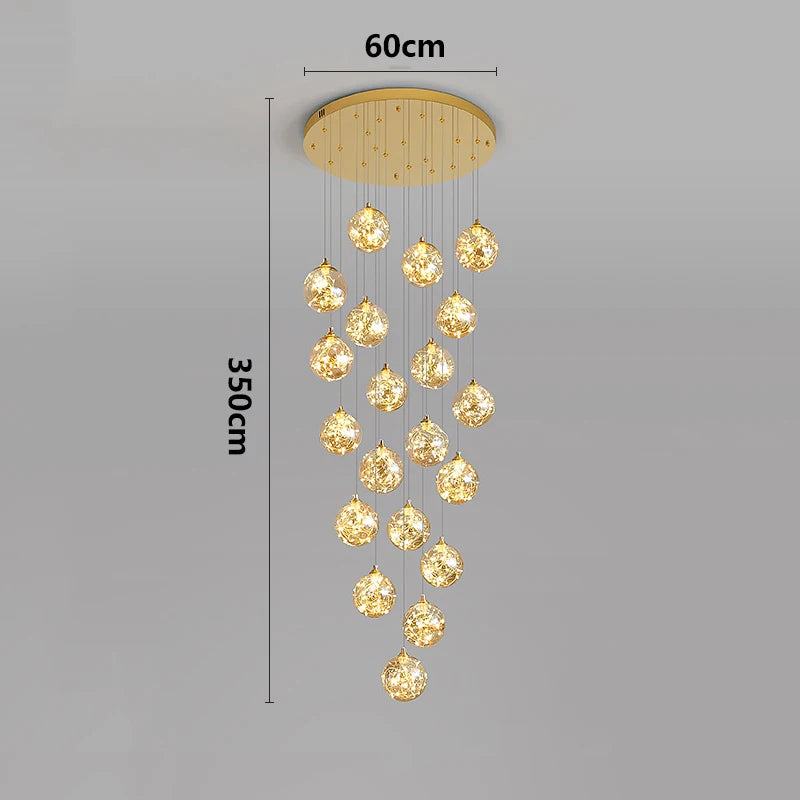 Nordic home decor dining room Pendant lamp lights indoor lighting stair lamp hanging light chandelier lamps for living room