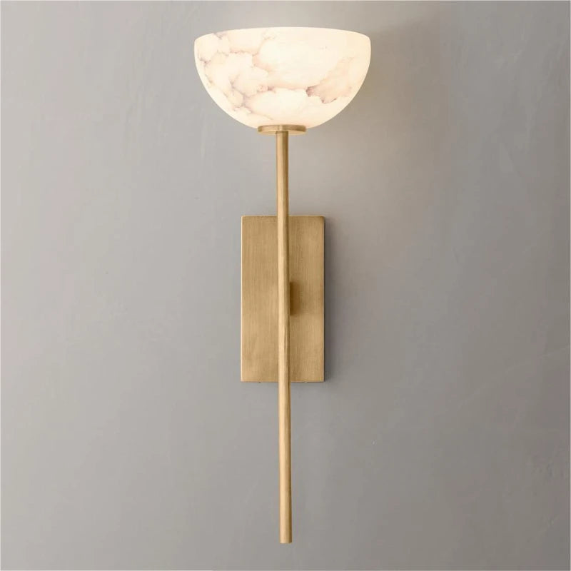Xanthe | Marble Up-Down Wall Lamp for Bedside & Hallway