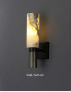 Hera | Natural Marble Bedside Wall Sconce