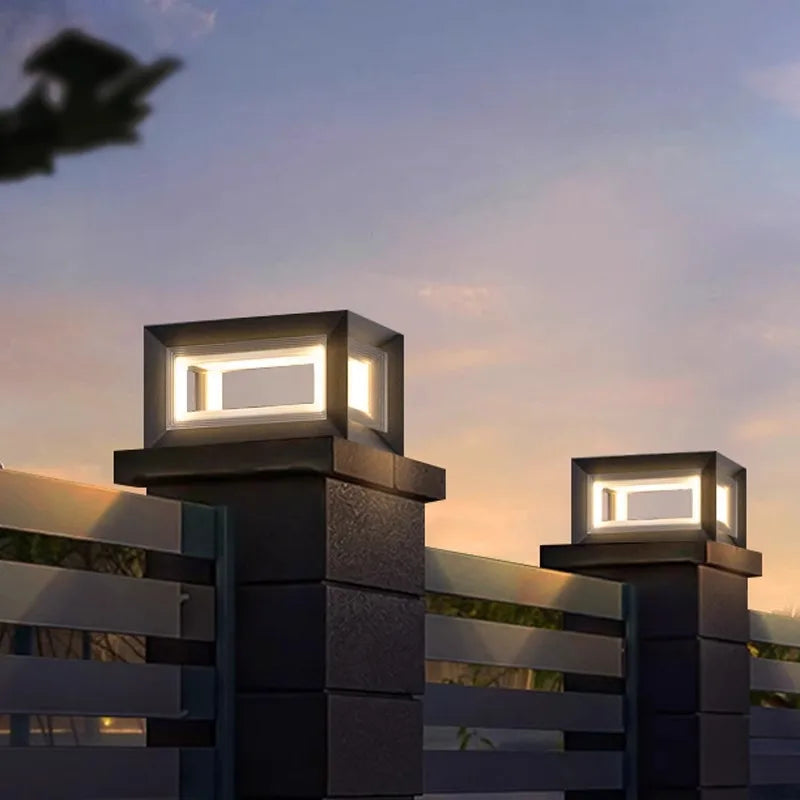 Aodh | Square Post & Pillar Garden Path Light