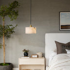 Eirene | Marble and Copper Pendant Light