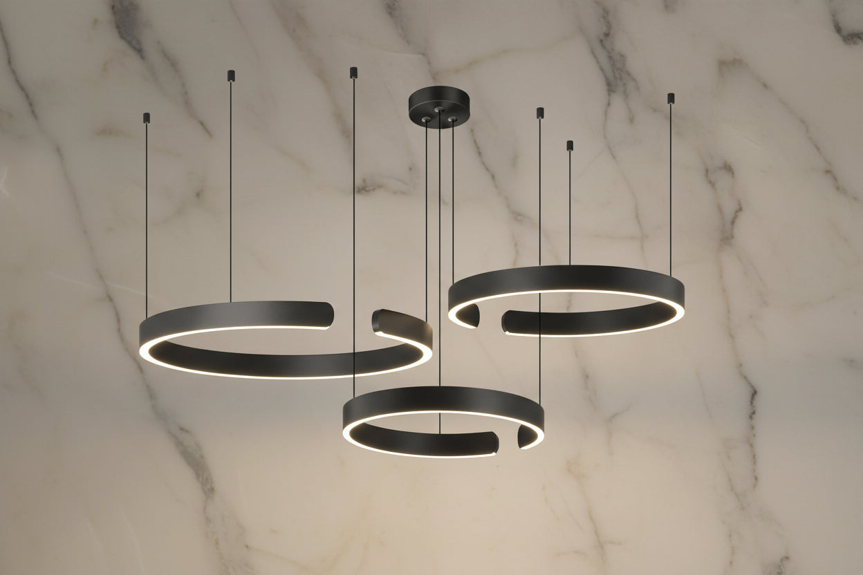 Joaquim | Nordic Aluminium Ring Chandelier