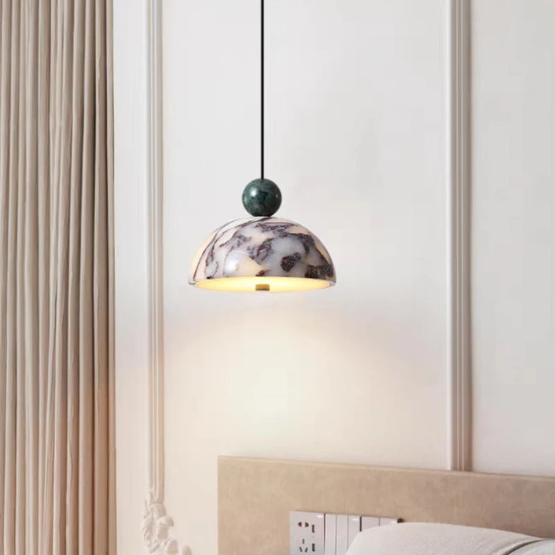Chloris | Green Marble Pendant