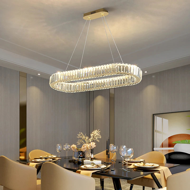 Lumen | Crystal Linear Chandelier