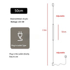 Bragi | Linear Hanging Floor Lamp