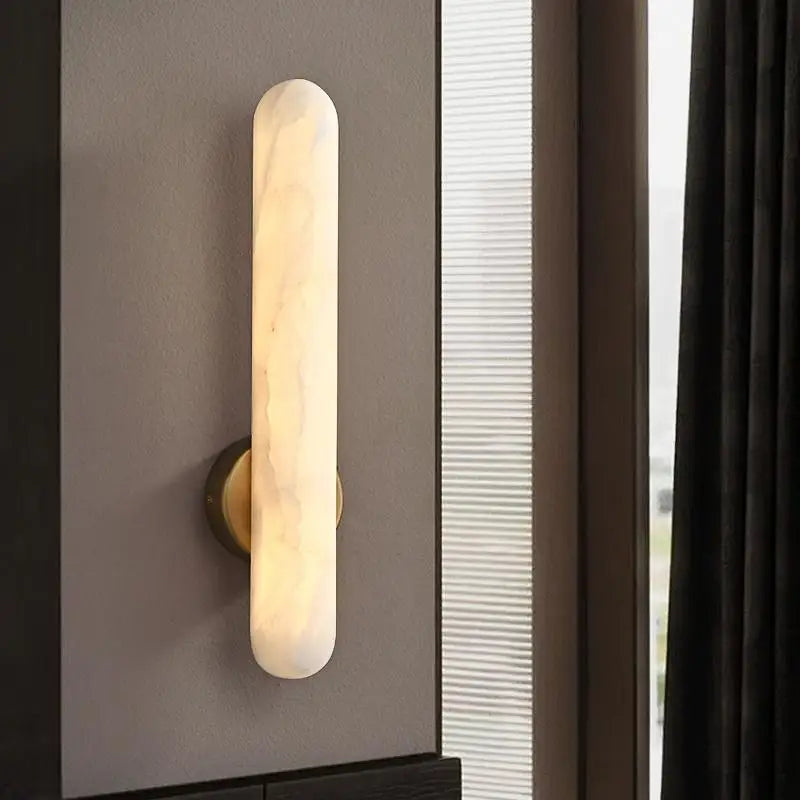 Kalliope | Marble and Copper Wall Sconce