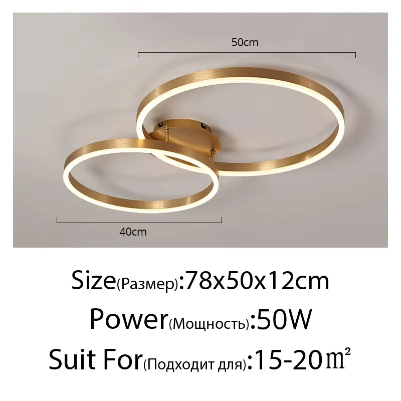 Orla | LED Ring Chandelier
