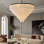 Skadi | Tiered Alabaster Chandelier