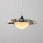Carlotta | Round Marble Pendant Light