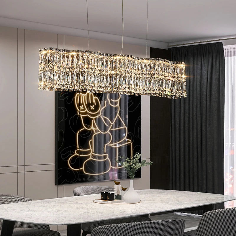 Aurora | Dimmable Crystal LED Chandelier