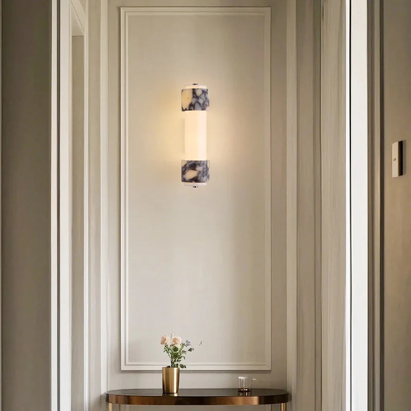 Ginevra | Black Marble Wall Sconce
