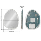 LED Wall-Mounted Vanity Mirror with Bright, Even Illumination