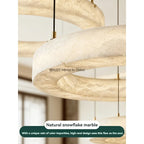 Phoebe | Alabaster Round Chandelier