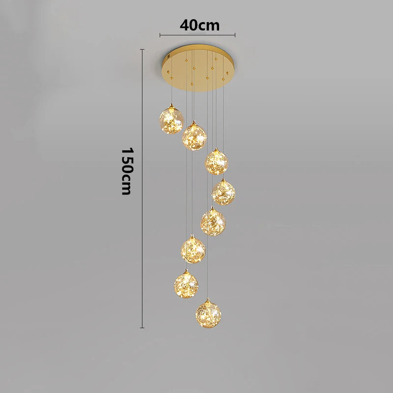 Nordic home decor dining room Pendant lamp lights indoor lighting stair lamp hanging light chandelier lamps for living room
