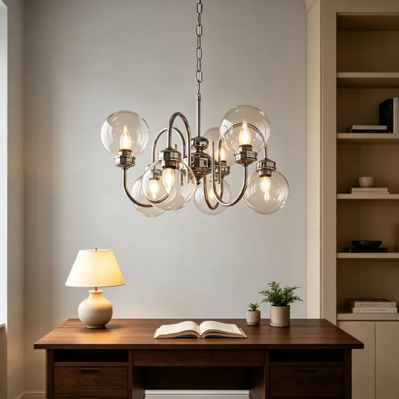 Octavia | Glass Sphere Chandelier