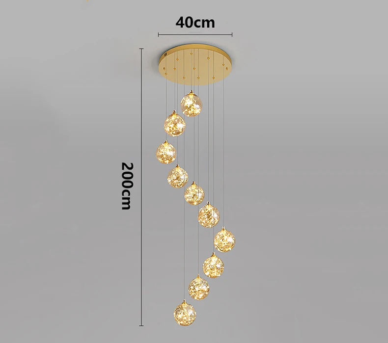 Nordic home decor dining room Pendant lamp lights indoor lighting stair lamp hanging light chandelier lamps for living room