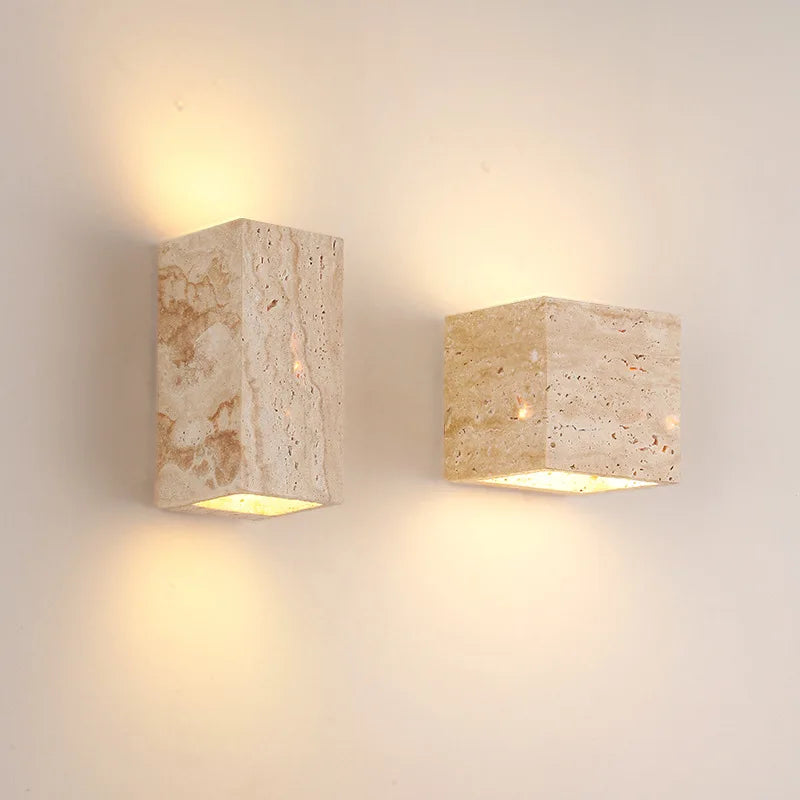 Allegra | Travertine IP65 Wall Light