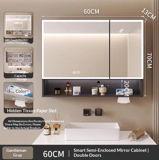 Freja | LED Anti-Fog Bathroom Mirror