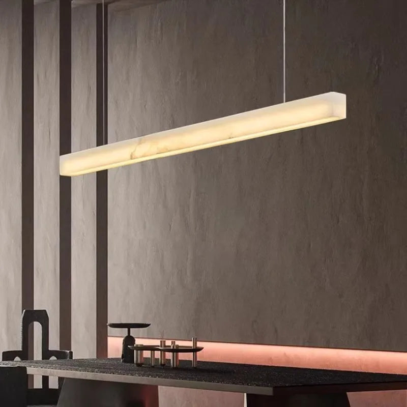 Priscilla | Marble Linear Pendant Light