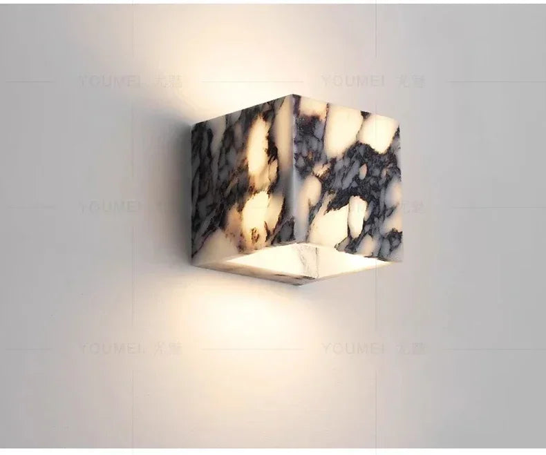 Persephone | Purple Italian Marble Wall Light