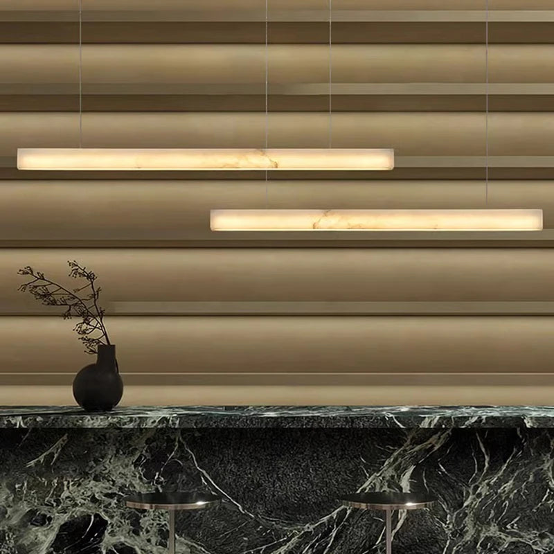 Priscilla | Marble Linear Pendant Light