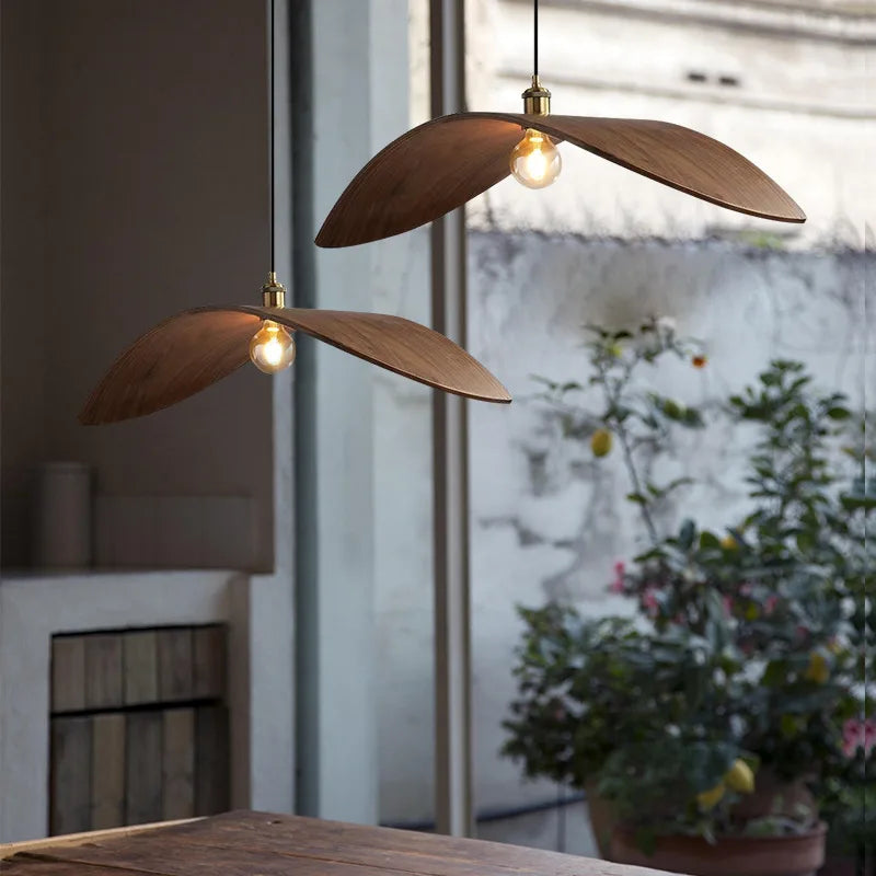 Corvina | Wood Effect Pendant