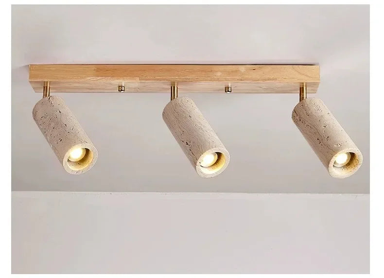 Cueva | Travertine Multi-Head Ceiling Spotlight