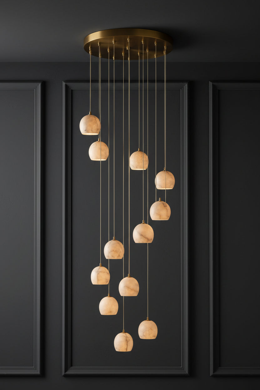 Ottavia | Marble Staircase Pendant Lights