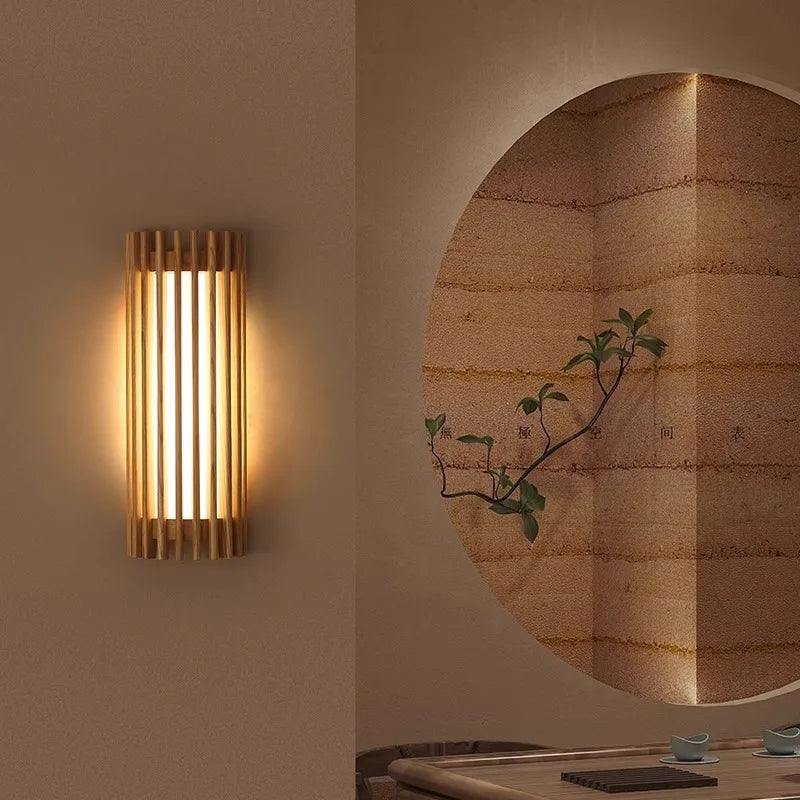 Severa | Wood Wall Sconce