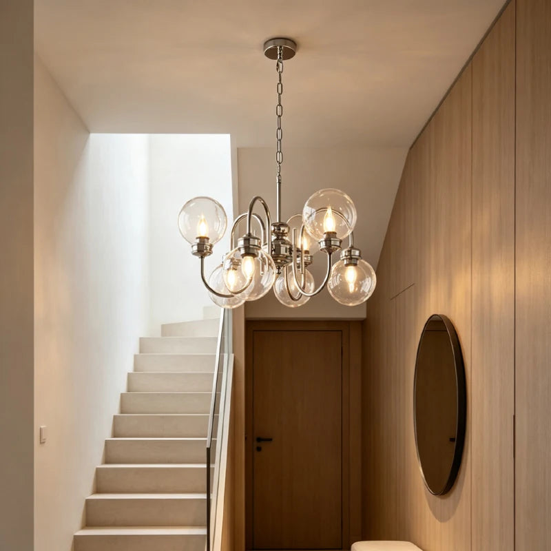 Octavia | Glass Sphere Chandelier