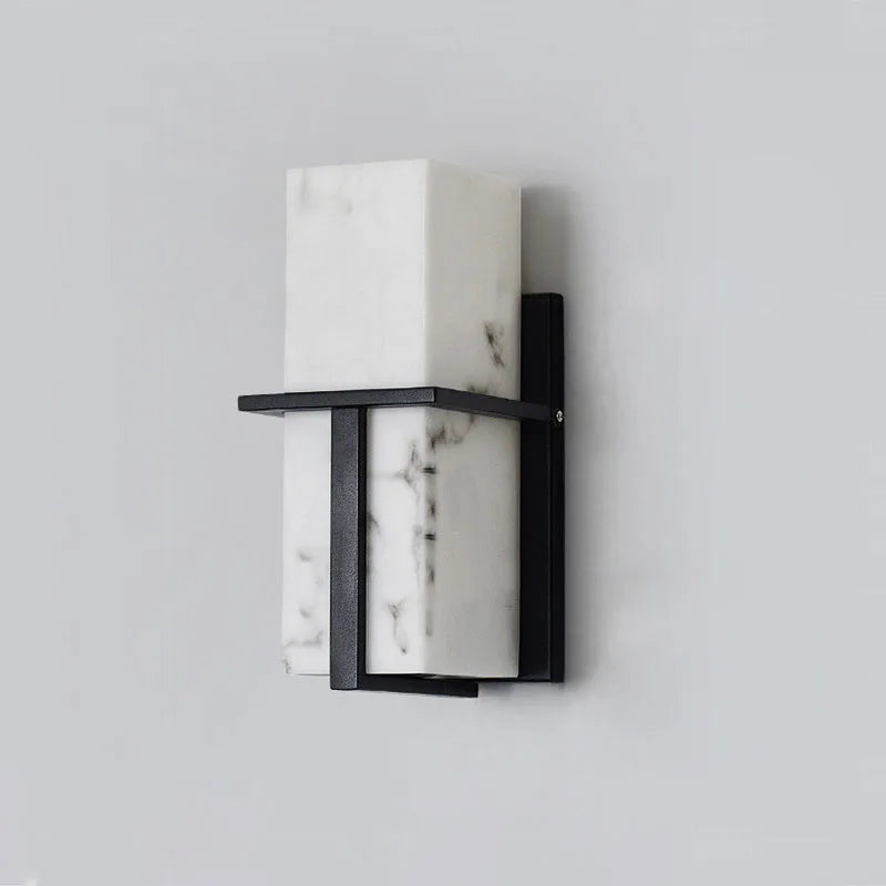 Gonçalo | Marble Effect Outdoor Porch Light