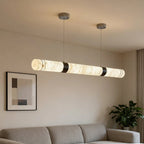 Tullia | Marble and Bronze Linear Chandelier