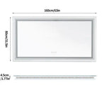 Ingrid | Front & Backlit LED Bathroom Mirror