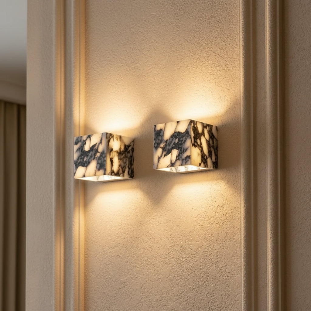 Persephone | Purple Italian Marble Wall Light