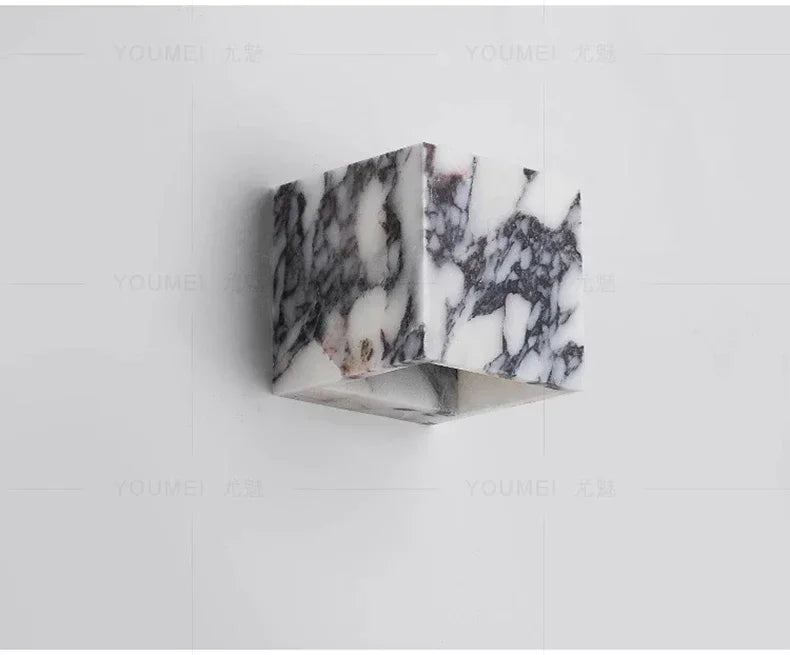 Persephone | Purple Italian Marble Wall Light