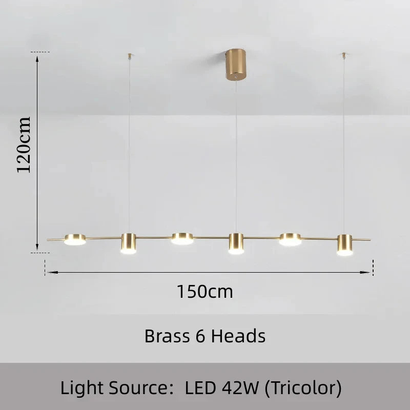 Sylvie | Linear LED Dining Chandelier